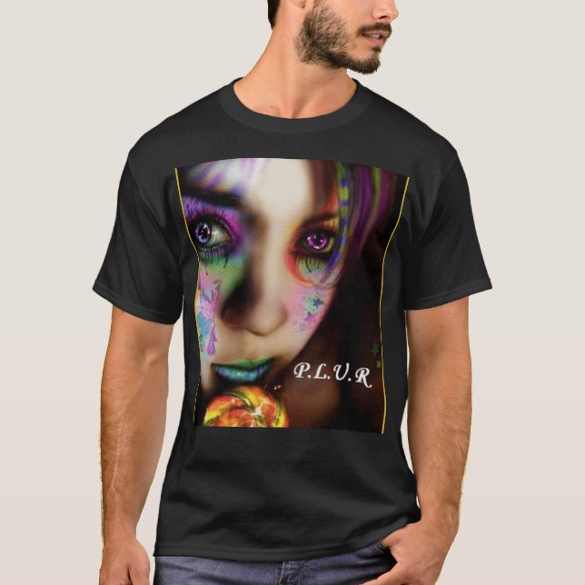 P.L.U.R. T-tröja Tee Shirt (Framsida)
