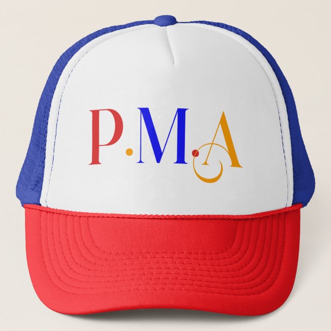 P.M.A Positive Mental Attitude Hustlers & Dreamers Keps (Framsida)