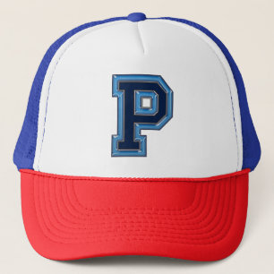 "P" Monogrammad Truckerkeps