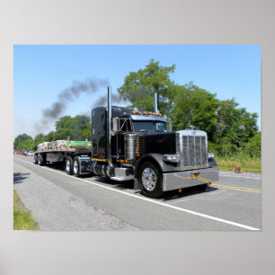 P. Moran Peterbilt 379 affisch