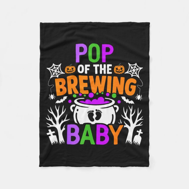 P Of The Brewing Baby Halloween Costume  Fleecefilt (Framsidan)