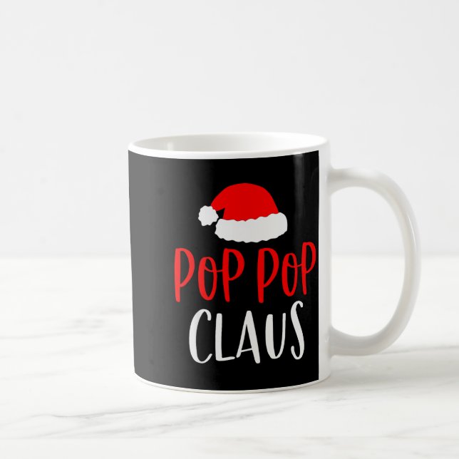 P P Claus Shirt Funny Christmas Pajamas Pjs Grandp Kaffemugg (Höger)