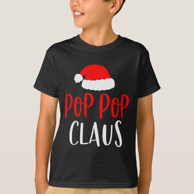 P P Claus Shirt Funny Christmas Pajamas Pjs Grandp T Shirt (Framsida)