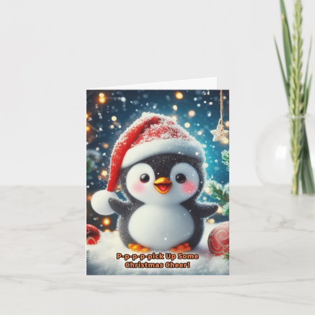P-p-p-plocka upp lite julklapp! helgkort (Framsida)