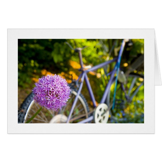 P Patch-cykel Hälsningskort (Framsidan Horizontal)