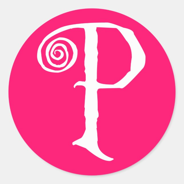 P RUNT KLISTERMÄRKE (Framsida)