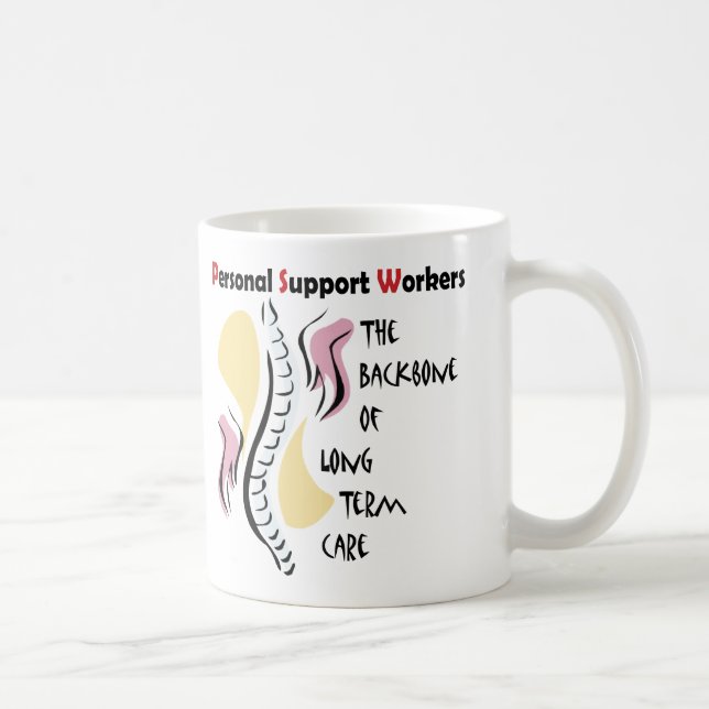 P.S.W. ryggraden Kaffemugg (Höger)