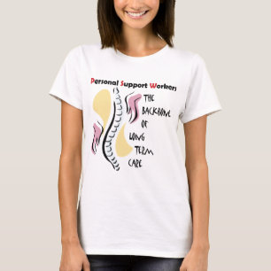 P.S.W. ryggraden T Shirt