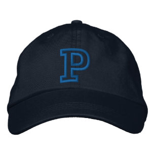 ’P’ Small Athletic Brev Broderad Keps