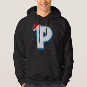 P Snowy Capital jul Monogram Alphabet Brev Hoodie