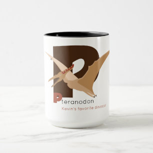 P som Pteranodon Mugg