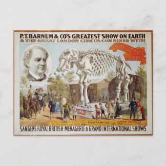 P.T. Barnum-vykort Vykort
