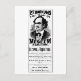 P.T. Barnums Underbara resemuseum Menagerie Vykort