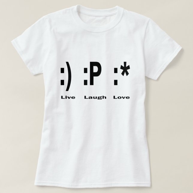 :): P: * T-tröja T-shirt (Design framsida)