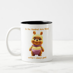 På 100 acre skogen Två-Tonad mugg