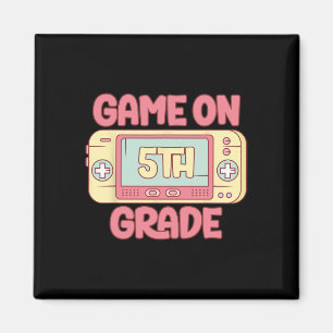 På 5:e klass Coola Video Game Back To School Kids Magnet