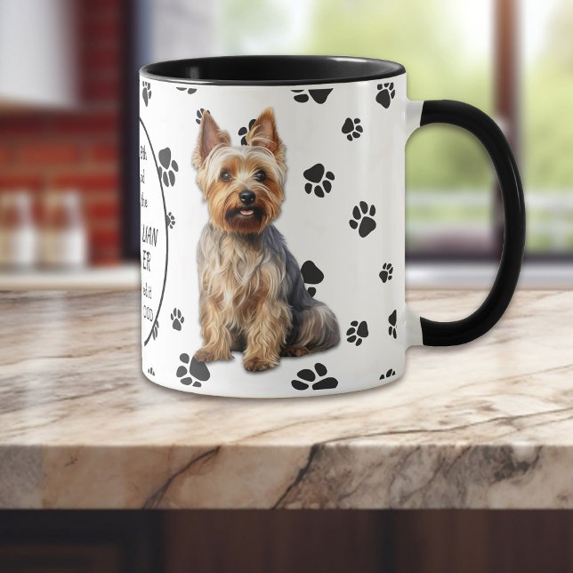 På 8:e dagen Skapat Gud Australian Terrier Hundar Mugg (Skapare uppladdad)