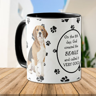 På 8:e dagen Skapat Gud beagles Mugg