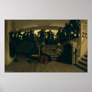 På åhörarläktaren på Hamburgs statsteater Poster