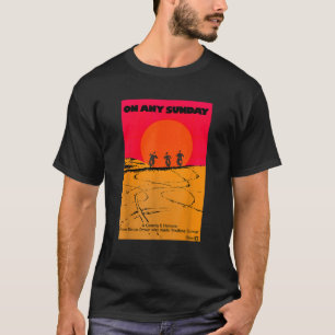 På alla klassiska motorcykelfilmer från Söndag Pos T Shirt
