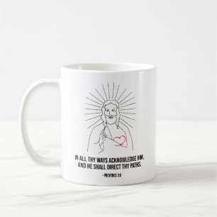 På alla sätt erkänna honom kaffemugg