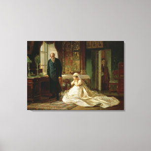 På Altar, 1870-talet Canvastryck