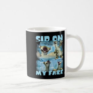 På Ansikte Sid På Ansikte Istid Djur Selfie Rolig Kaffemugg
