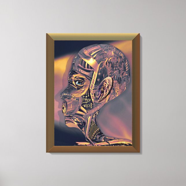 På arbetsytan för tyst svällning canvastryck (Framsida)