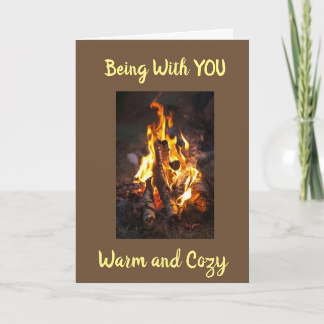 PÅ ÅRSDAGEN "BLIR MYSIGT" HELGKORT (Framsida)