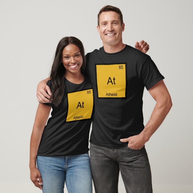 På - Ateist Rolig Kemiskt Elementsymbol T-Shirt (Unisex)