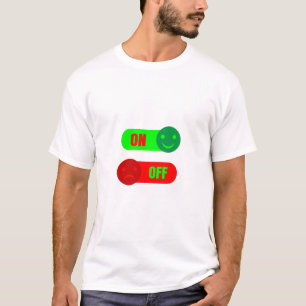 På Av Humör Emoji Herr T-Shirt