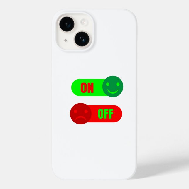 På Av Humör Emoji Telefonfodral (Baksida)