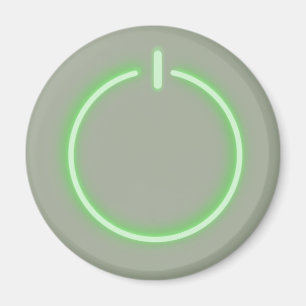 'På/av' koppla magneten Magnet