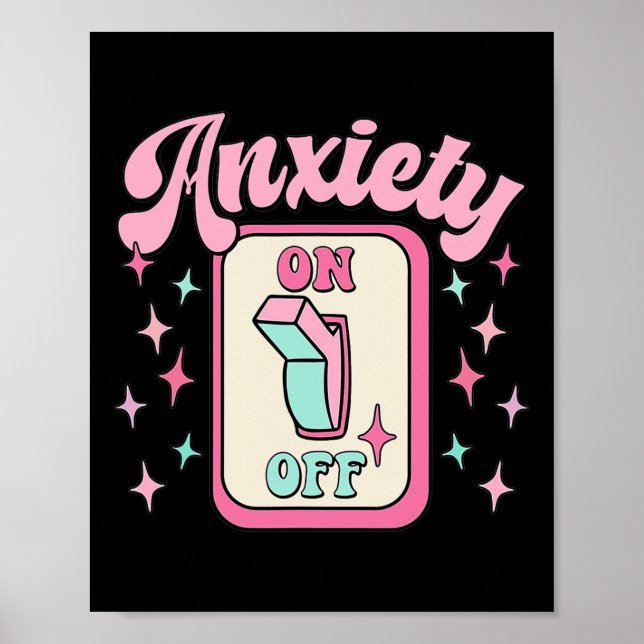 På av-Switch-Roligt - kvarhållning för psykisk häl Poster (Framsidan)