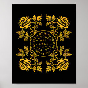 (på baksidan) Brandon Merch Hard Fread Hallelujah Poster
