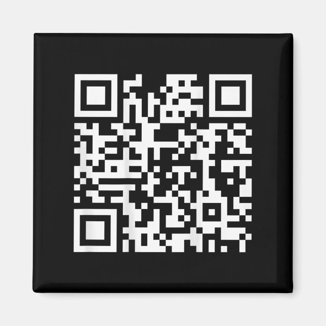 (på baksidan) Funny Qr Fck You Code Mitten Finger  Magnet (Framsidan)