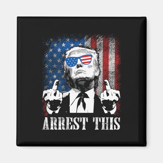 (på baksidan) Grip denna trump 2025 amerikanska Fl Magnet (Framsidan)