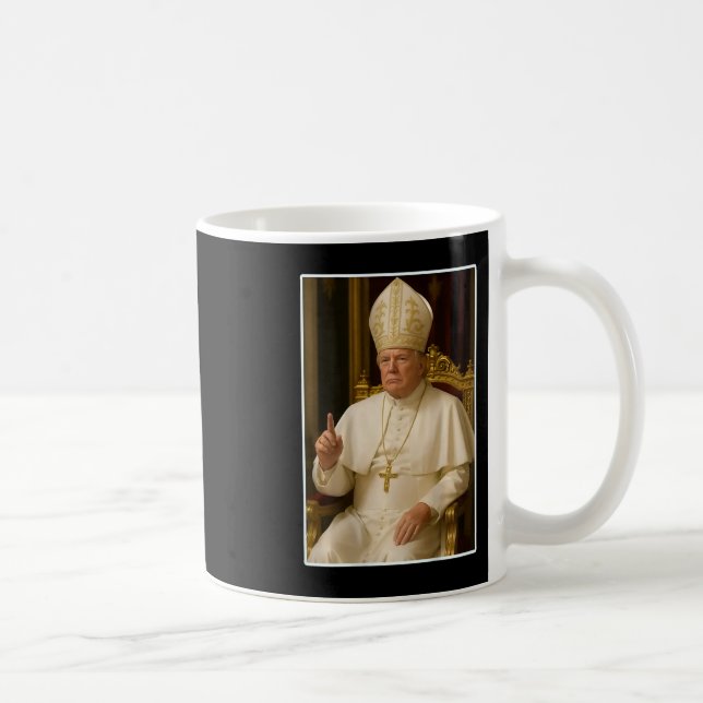 (på baksidan) Lönsam ordförande Trumpy vill bli et Kaffemugg (Höger)