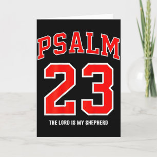 (på baksidan) Psalm 23 Herren är min herde Kort
