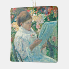 På Balcony - Mary Cassatt - Fine Art Repro Julgransprydnad Keramik