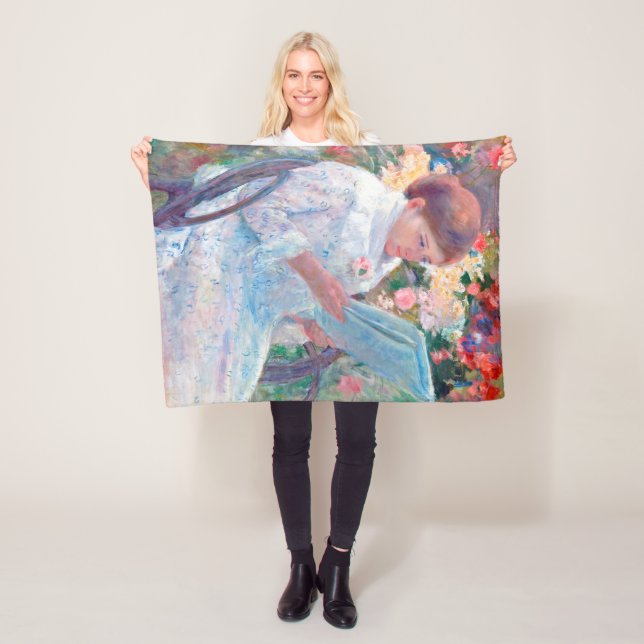 På Balcony, Mary Cassatt Fleecefilt (På plats)