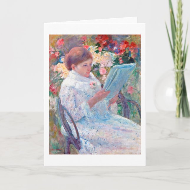 På Balcony, Mary Cassatt Kort (Framsida)