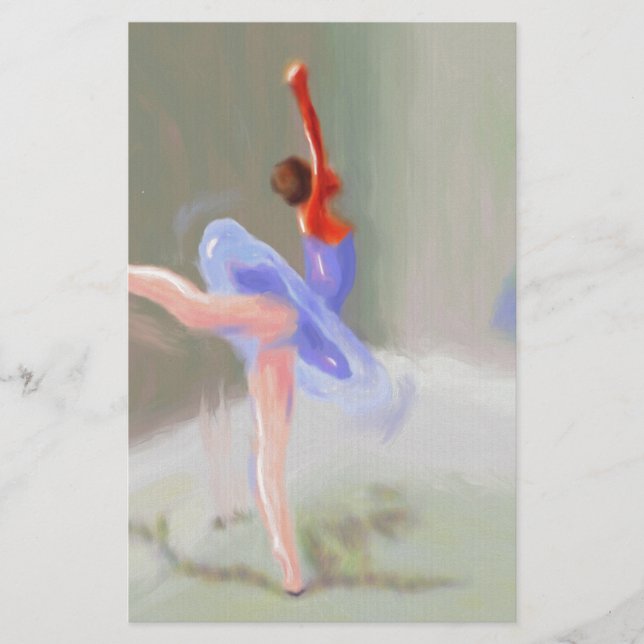 På baletten brevpapper (Framsida)