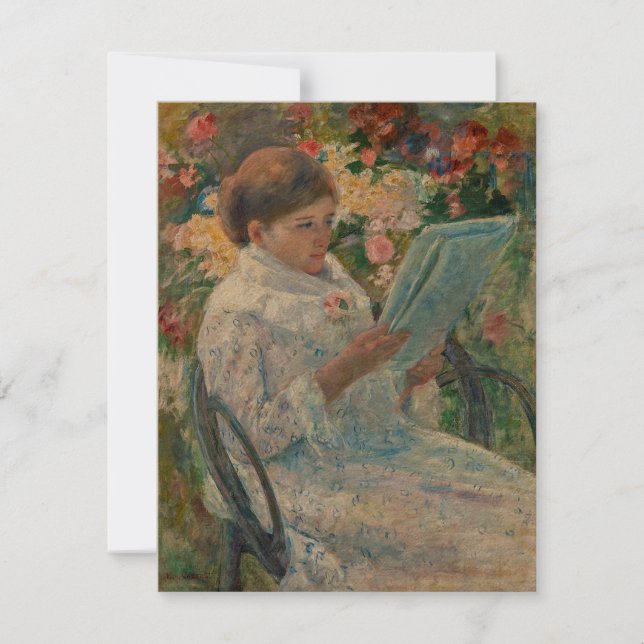 På Balkony av Mary Cassatt Flat Card (Framsida)