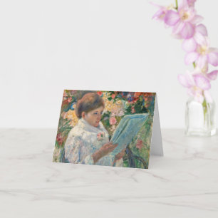 På Balkony av Mary Cassatt Foldat Card Kort