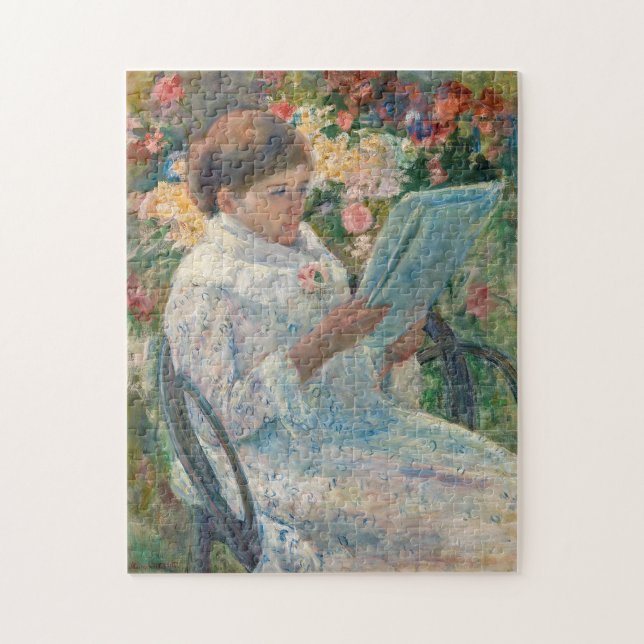 På Balkony av Mary Cassatt Jigszle Puzzle Pussel (Vertikal)