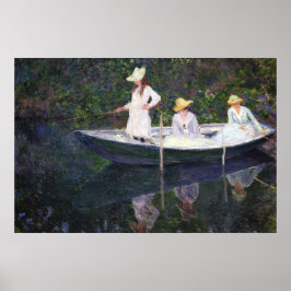 På Bark - Claude Monet - 1887 Poster