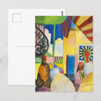 På basaren | Auguste Macke |