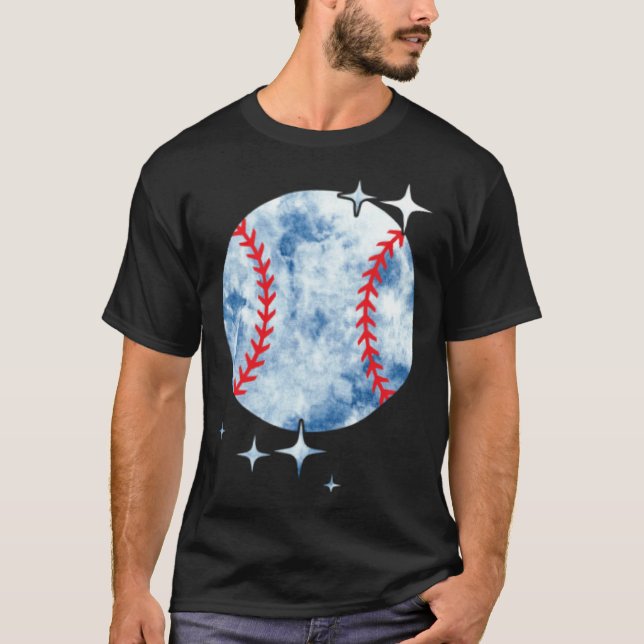 På Basebollarenan Är Där Jag Tillbringar Största D T Shirt (Framsida)