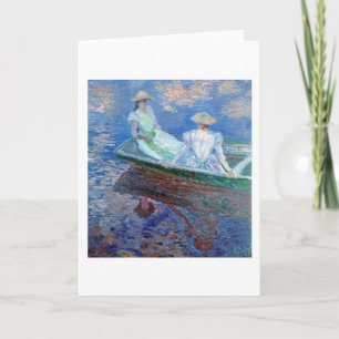 På båten, Monet Kort